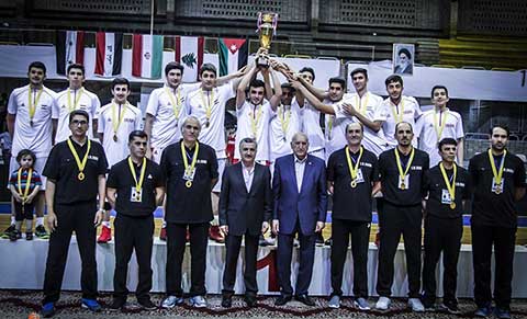 قهرمانی مسابقات بسکتبال غرب آسیا برای ایران